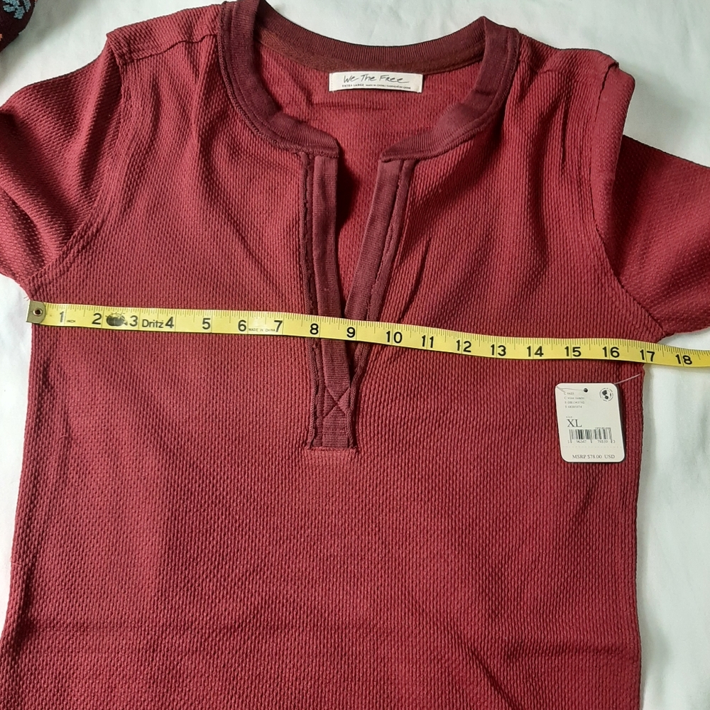 Women's, FREE People, Mikah Layering Cuff Top. Wine Combo - Picture 9 of 13